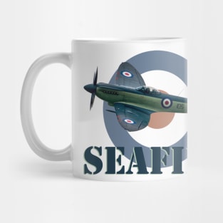 Supermarine Seafire and Roundel Mug